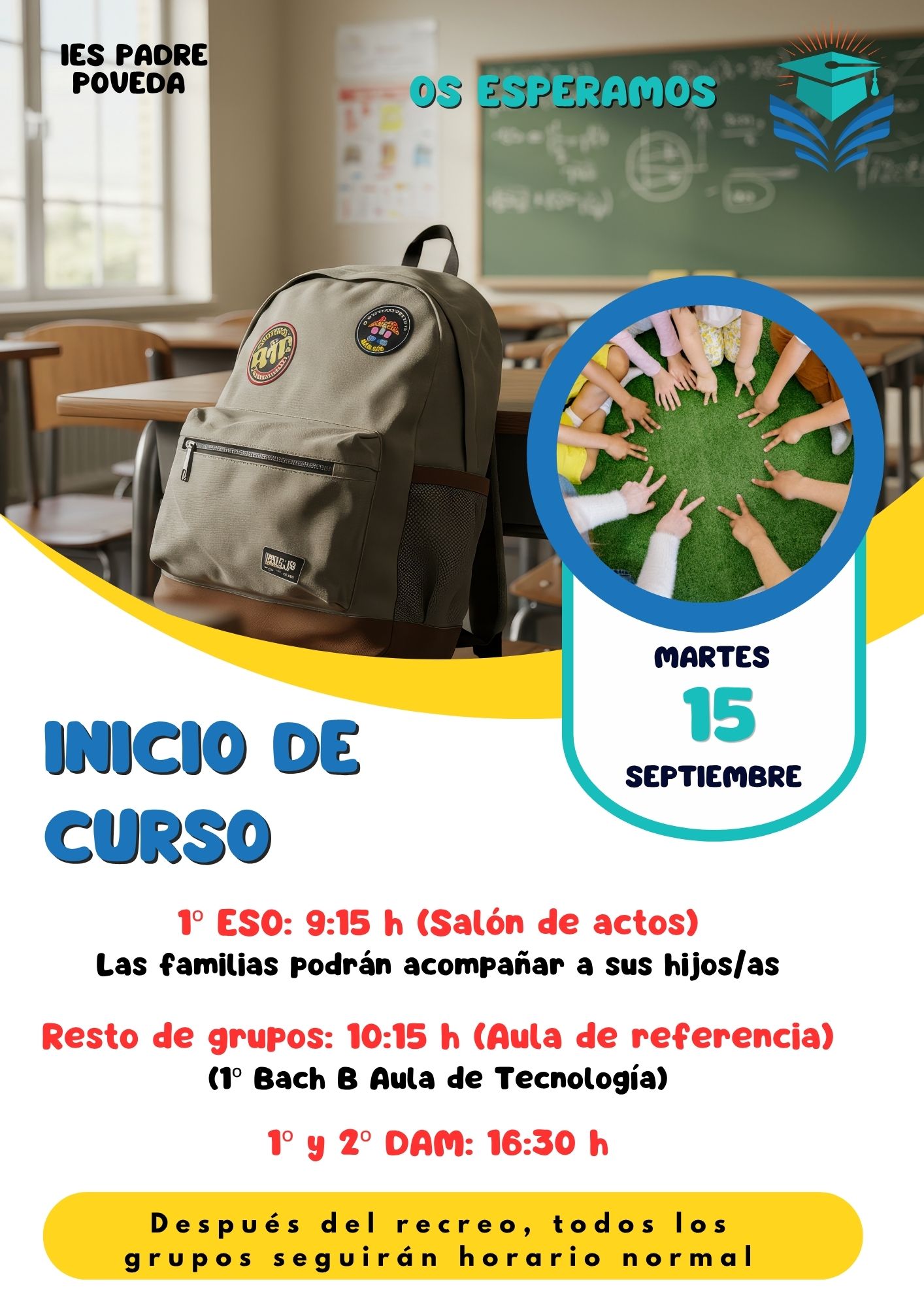 cartel inicio curso 2627